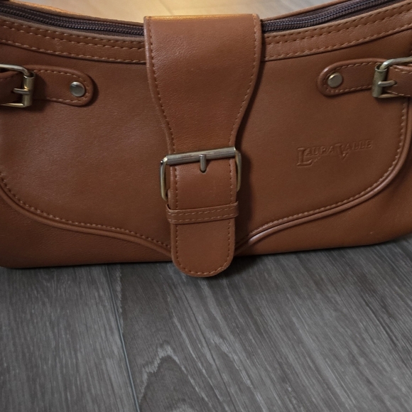 Laura Valle Tan Shoulder Bag Spain Vintage Style Leather Western Costal Cowgirl - Picture 10 of 11